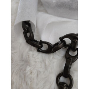 NWOT Coach Signature C Link 32" Chain Strap - Gunmetal